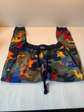 Ralph Lauren Double RL Kids Multicolor Camo Jogger Pants
